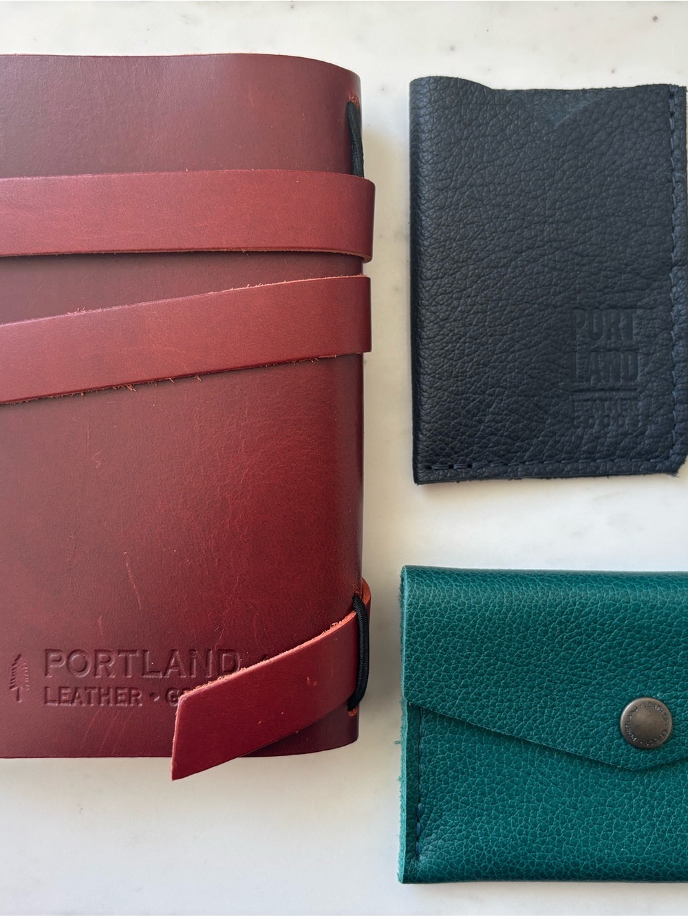 Portland Leather Goods trio of small goods - Picture 3 of 6
